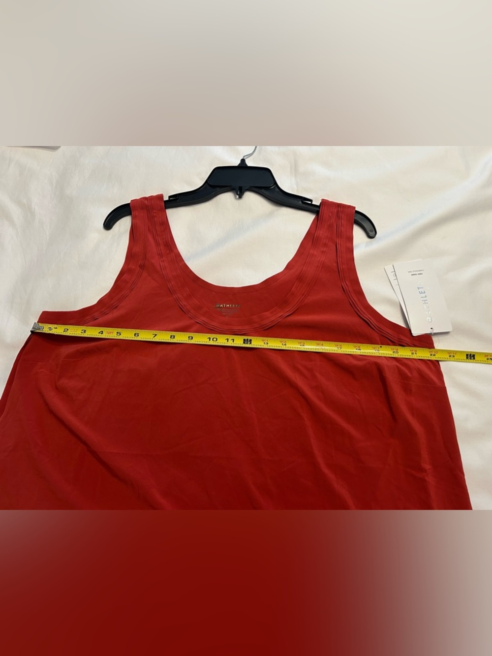 Athleta FWS Sleeveless Scoop Tank in Red Currant  NWT Size XL - Picture 5 of 11